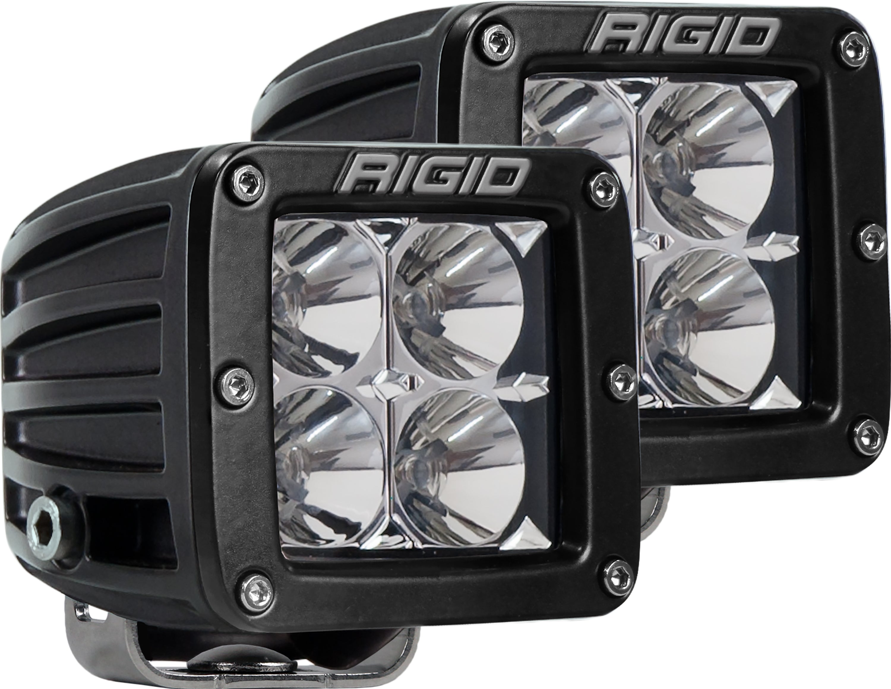 Photo of D-SERIES PRO FLOOD STANDARD MOUNT LIGHT PAIR by RIGID - Premium Illumination for UTVs / Side by Sides
