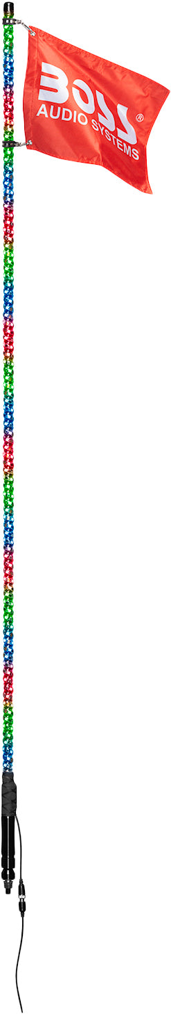 Photo of BOSS AUDIO 6' LED WHIP W/ BLUE TOOTH by BOSS AUDIO - Premium Illumination for UTVs / Side by Sides