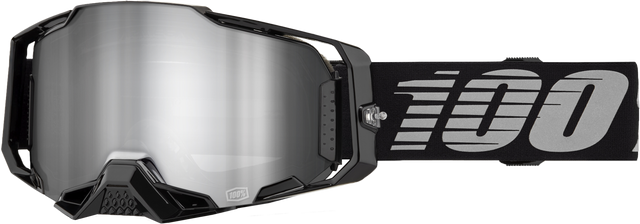 Photo of ARMEGA GOGGLE BLACK MIRROR SILVER LENS by 100-PERCENT - Premium Eyewear for UTVs / Side by Sides