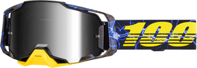 100% Armega Goggles - Furious Mirror Silver Lens