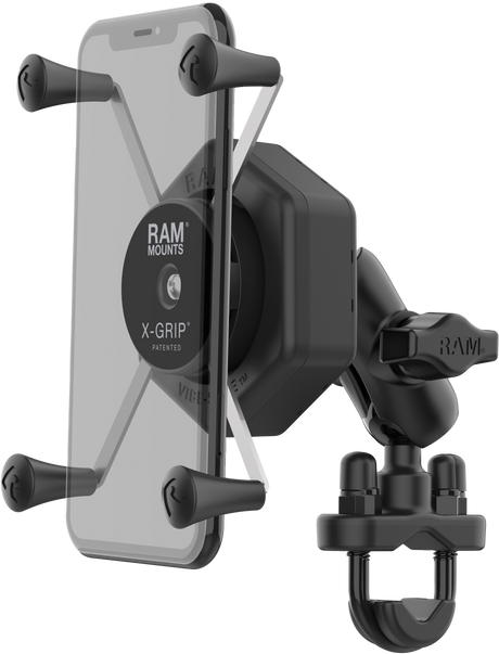 Photo of X-GRIP VIBE-SAFE L PHONE MOUNT WITH U-BOLT BASE MEDIUM by RAM - Premium Accessories for UTVs / Side by Sides