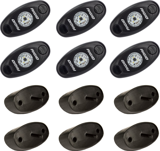 Photo of ROCK LIGHT KIT RED /6 by RIGID - Premium Illumination for UTVs / Side by Sides