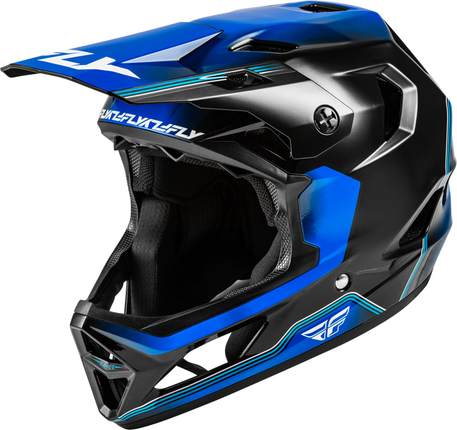 Photo of YTH RAYCE REPEAT BICYCLE HLMT BLACK/BLUE YS by FLY RACING - Premium Helmets for UTVs / Side by Sides