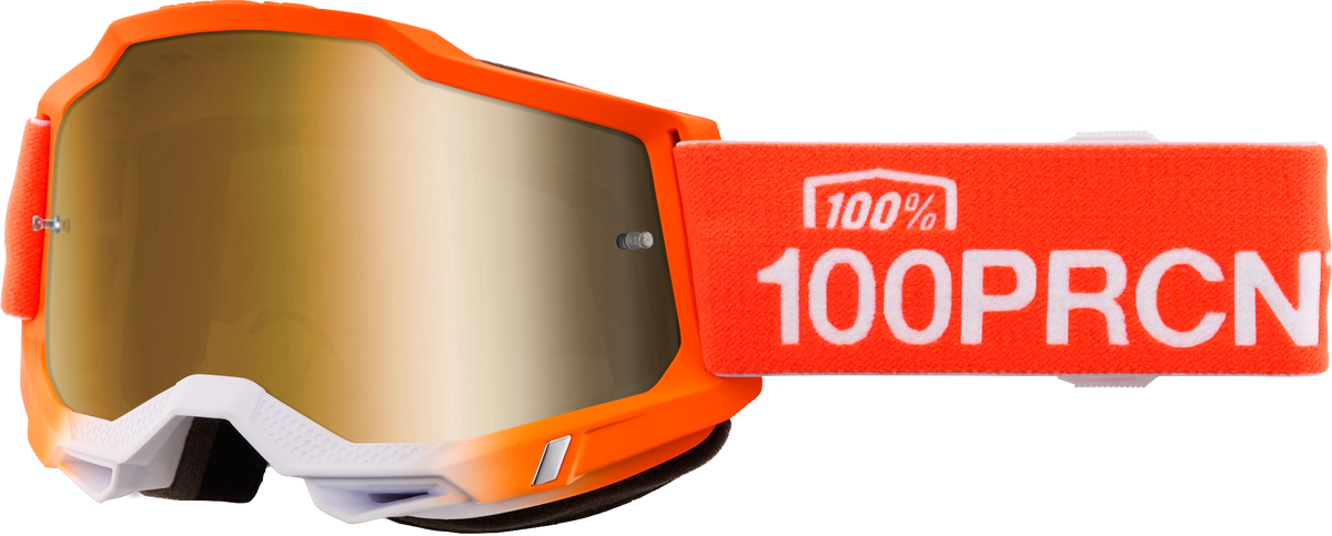 100% Accuri 2 Goggles - Antwerp True Gold Mirror Lens