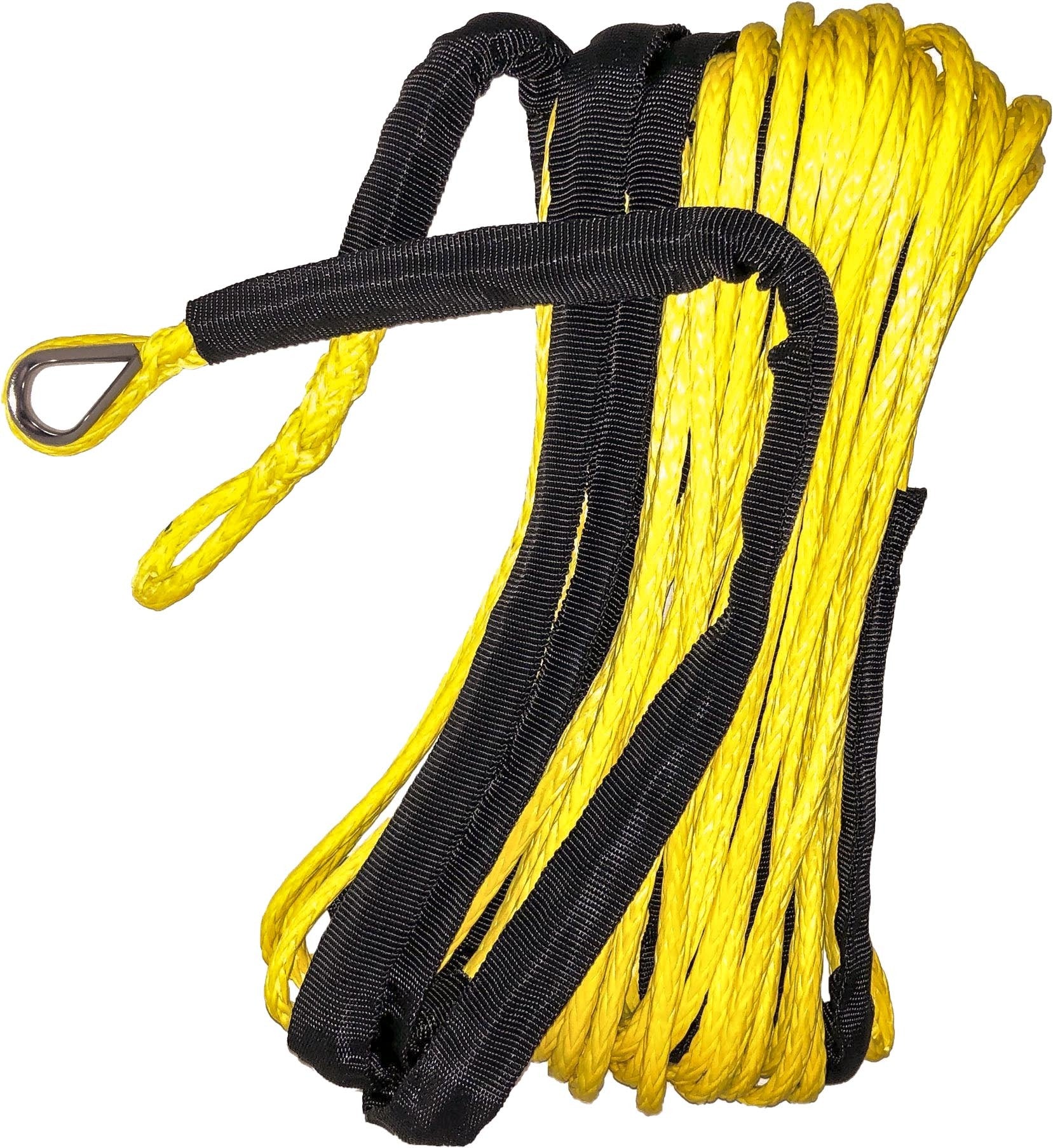 Photo of Synthetic Winch Rope 1/4 Inch for Polaris RZR XP 1000 and Can-Am Maverick by OPEN TRAIL - Premium Winch for UTVs / Side by Sides