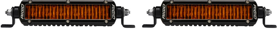 Photo of SR SERIES SAE 6" AMBER PRO LIGHTBAR PAIR by RIGID - Premium Illumination for UTVs / Side by Sides