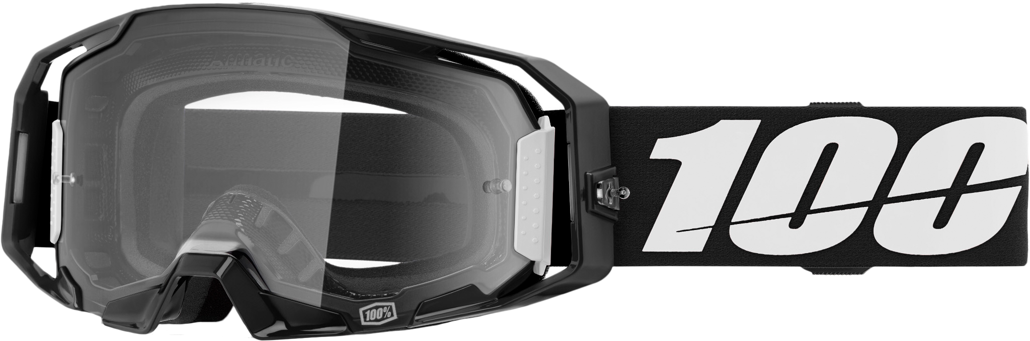 Photo of ARMATIC GOGGLE BLACK CLEAR LENS by 100-PERCENT - Premium Eyewear for UTVs / Side by Sides