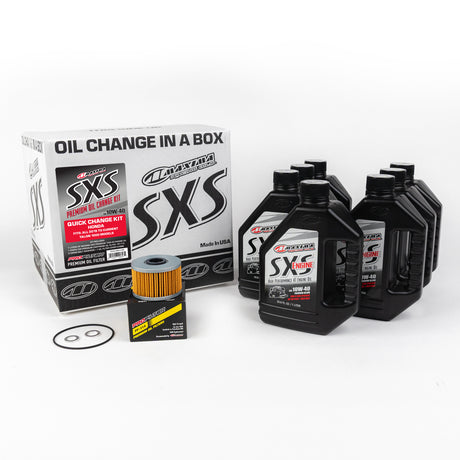 Photo of SXS QUICK CHANGE KIT 10W40 W/ OIL FILTER HON TALON by MAXIMA - Premium Oil Filters for UTVs / Side by Sides