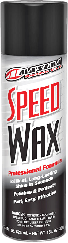 Photo of SPEED WAX 15.5OZ by MAXIMA - Premium Chemicals for UTVs / Side by Sides