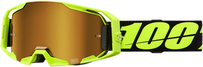 100% Hydromatic Watercraft Goggles - Neon Yellow Mirror True Gold