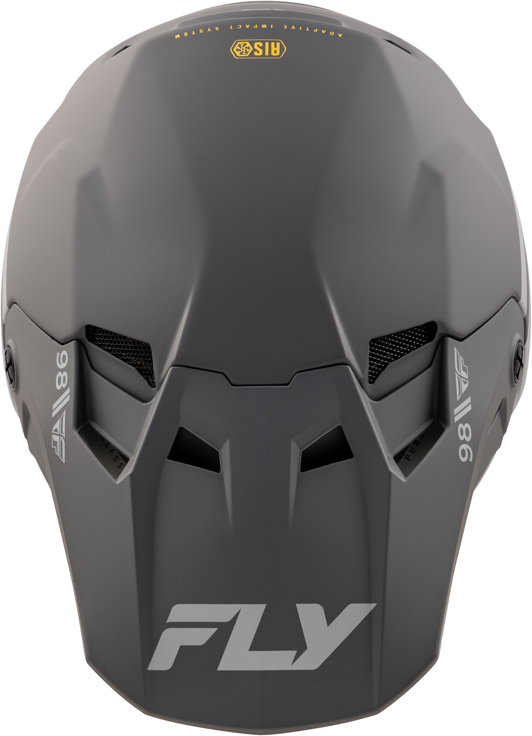 Photo of YOUTH FORMULA CC OBJECTIVE HELMET MATTE BLACK/GREY YL by FLY RACING - Premium Helmets for UTVs / Side by Sides