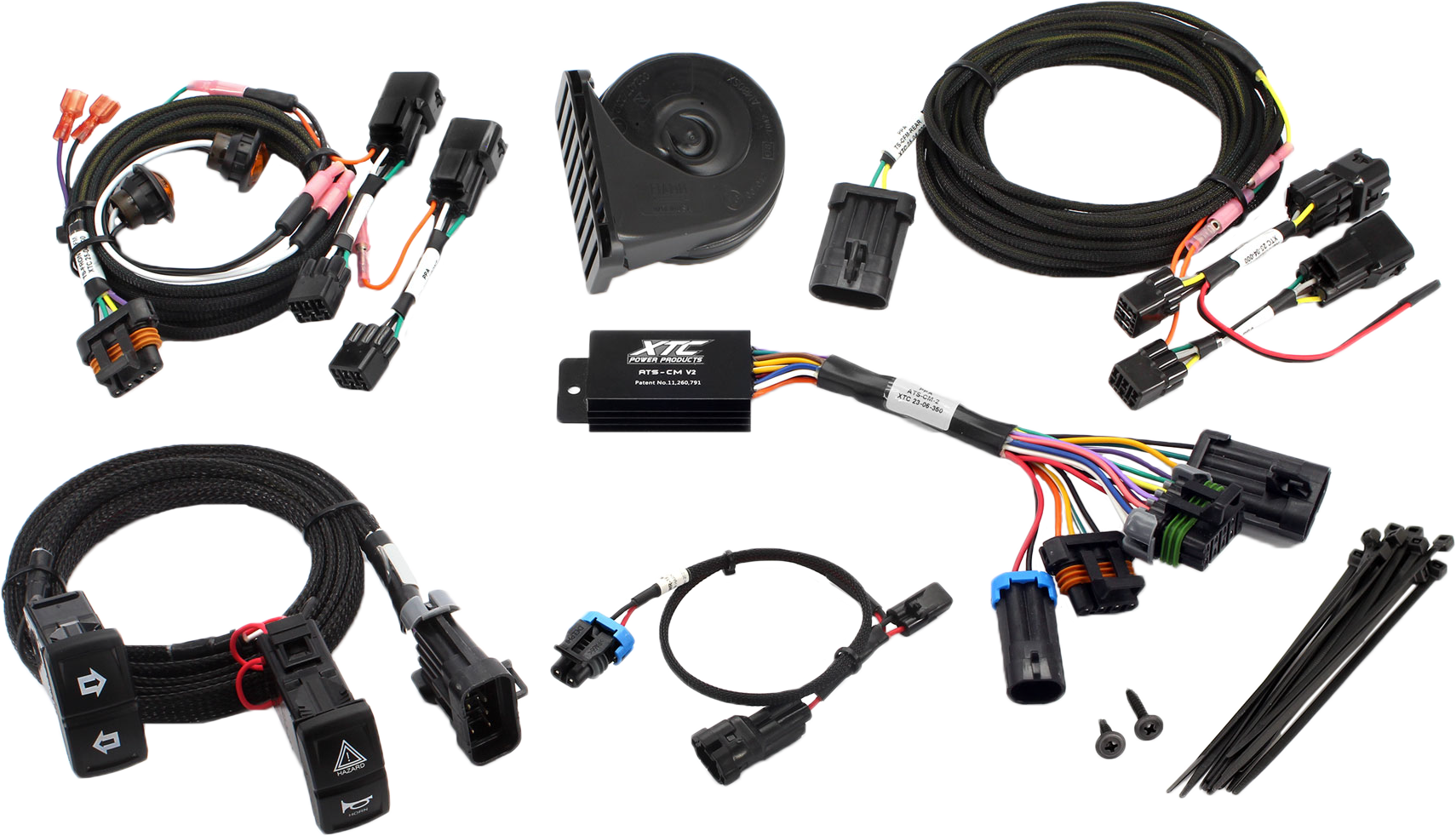 Photo of SELF CANCELING T/S KIT W/HORN by XTC POWER PRODUCTS - Premium Electrical for UTVs / Side by Sides