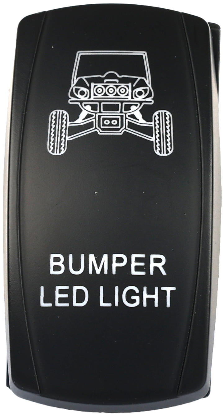 Photo of BUMPER LIGHTING SWITCH PRO SERIES BACKLIT by OPEN TRAIL - Premium Switches for UTVs / Side by Sides