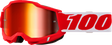 100% Accuri 2 Junior Goggles - Rd001 Red Mirror Lens