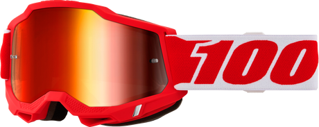 100% Accuri 2 Junior Goggles - Rd001 Red Mirror Lens