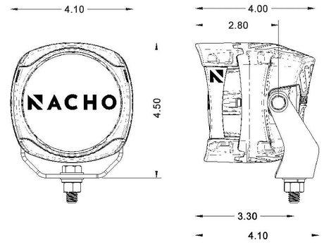 Photo of NACHO Quatro by Nacho Offroad Lighting - Premium Lighting for UTVs / Side by Sides