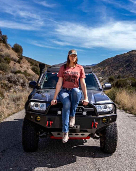 Photo of Dirt Roads Unisex Tee by OFF-ROAD VIXENS CLOTHING CO. - Premium Ladies Tees for UTVs / Side by Sides
