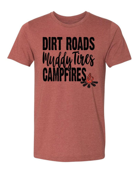 Photo of Dirt Roads Unisex Tee by OFF-ROAD VIXENS CLOTHING CO. - Premium Ladies Tees for UTVs / Side by Sides