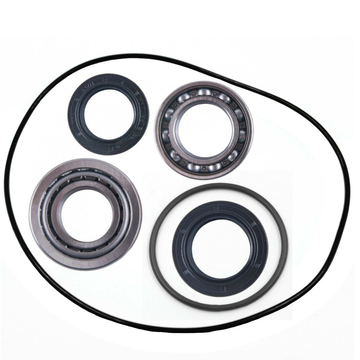 Kawasaki Bayou Mule 300 3010 4010 Front Differential Bearing & Seal Kit 1988-2015 | 4XPRO - product view 1