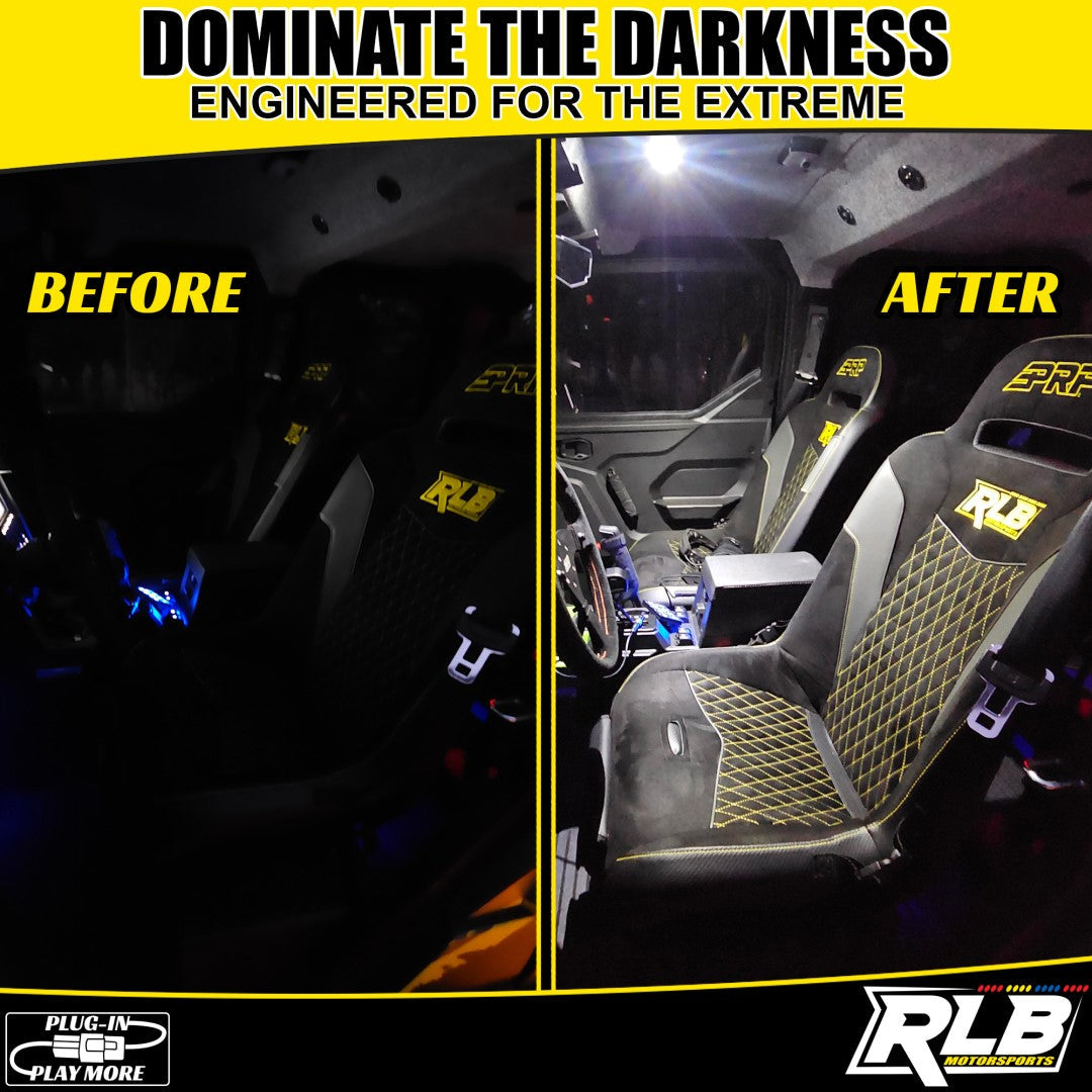 Photo of Dome Light White by RLB Motorsports - Premium DOME LIGHT for UTVs / Side by Sides