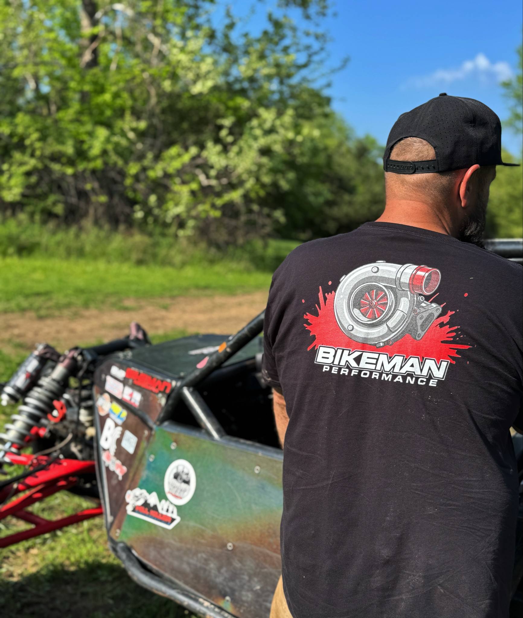 Photo of BOOSTED BY BIKEMAN TEE by Bikeman Performance - Premium for UTVs / Side by Sides