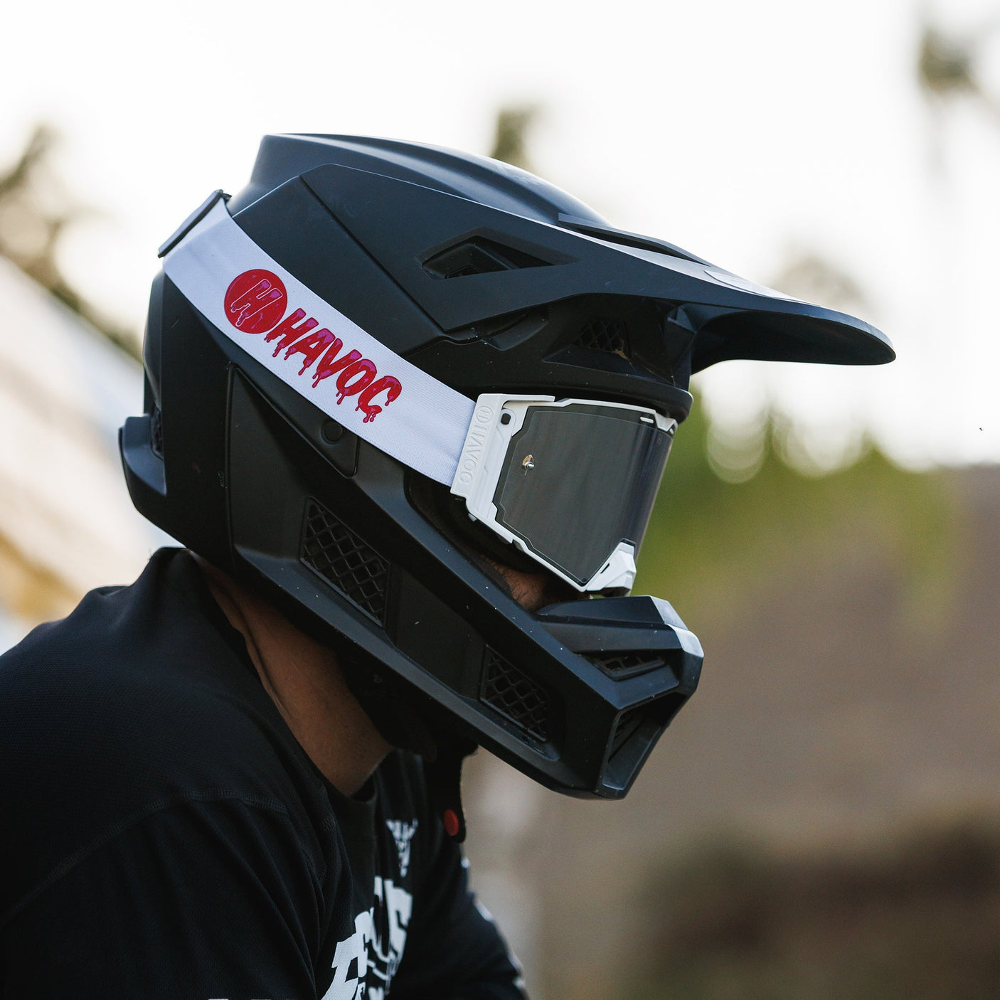 Havoc Helios Goggles - Drip Strap Rose Crystal HD Lens