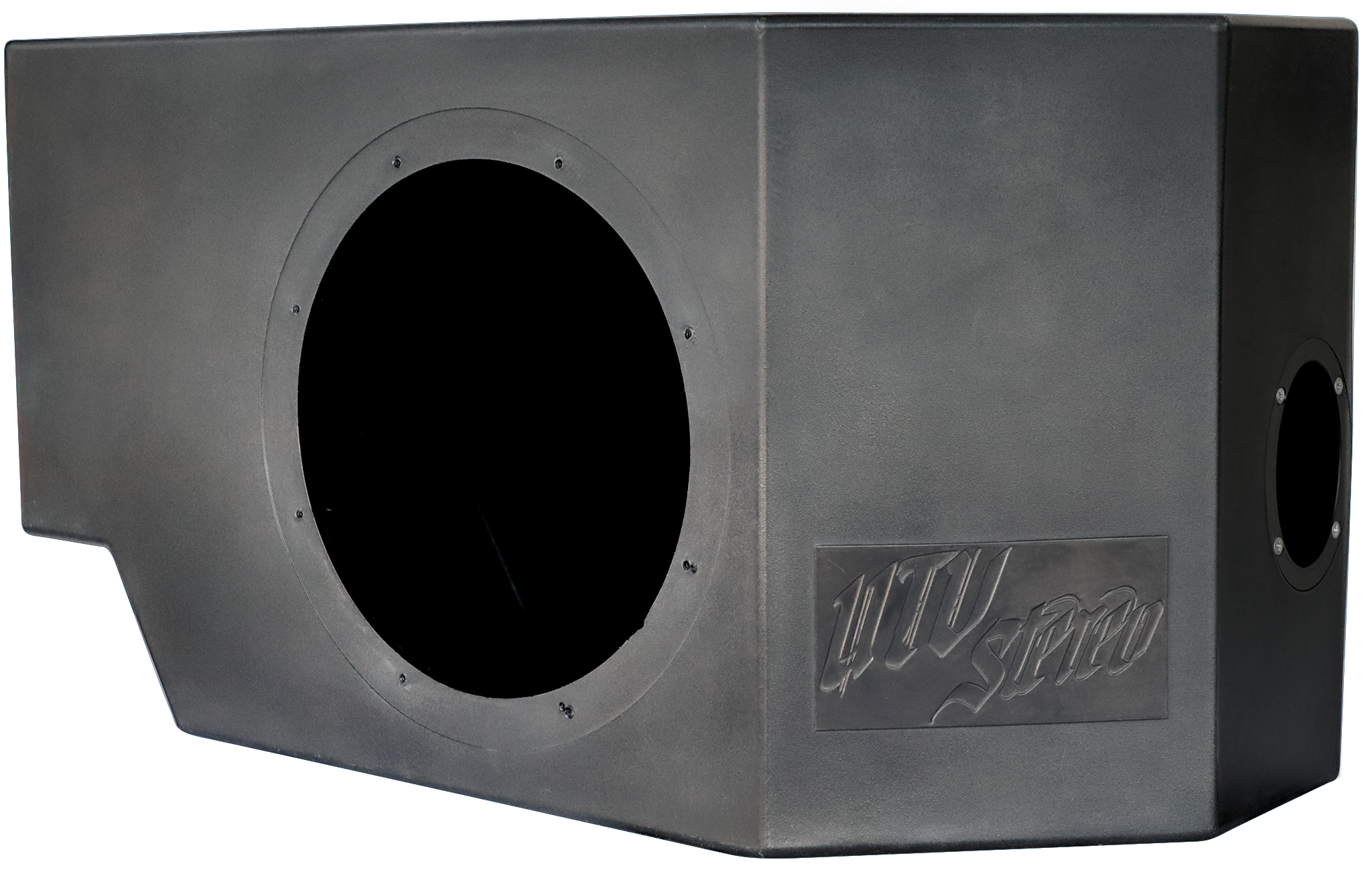 Photo of Can-Am® Defender Vented 10" Driver Subwoofer Enclosure Unloaded | UTVS-DEF-VENC-DRIVER by UTV Stereo - Premium Can-Am Defender Subwoofer Enclosure for UTVs / Side by Sides