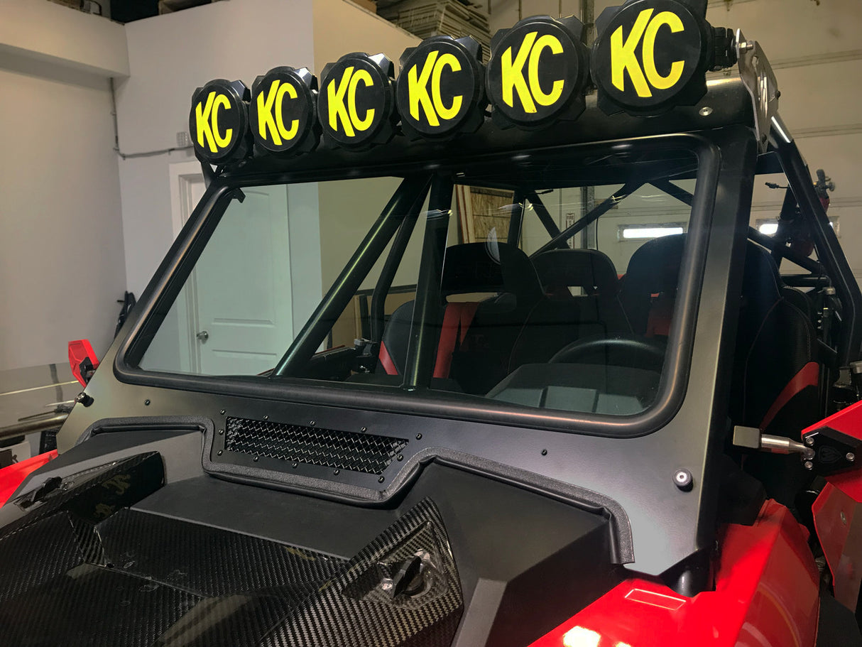 Polaris RZR TURBO S/ XP 1000 Glass Windshield for CAGEWRX Baja Spec Cage (2019+)