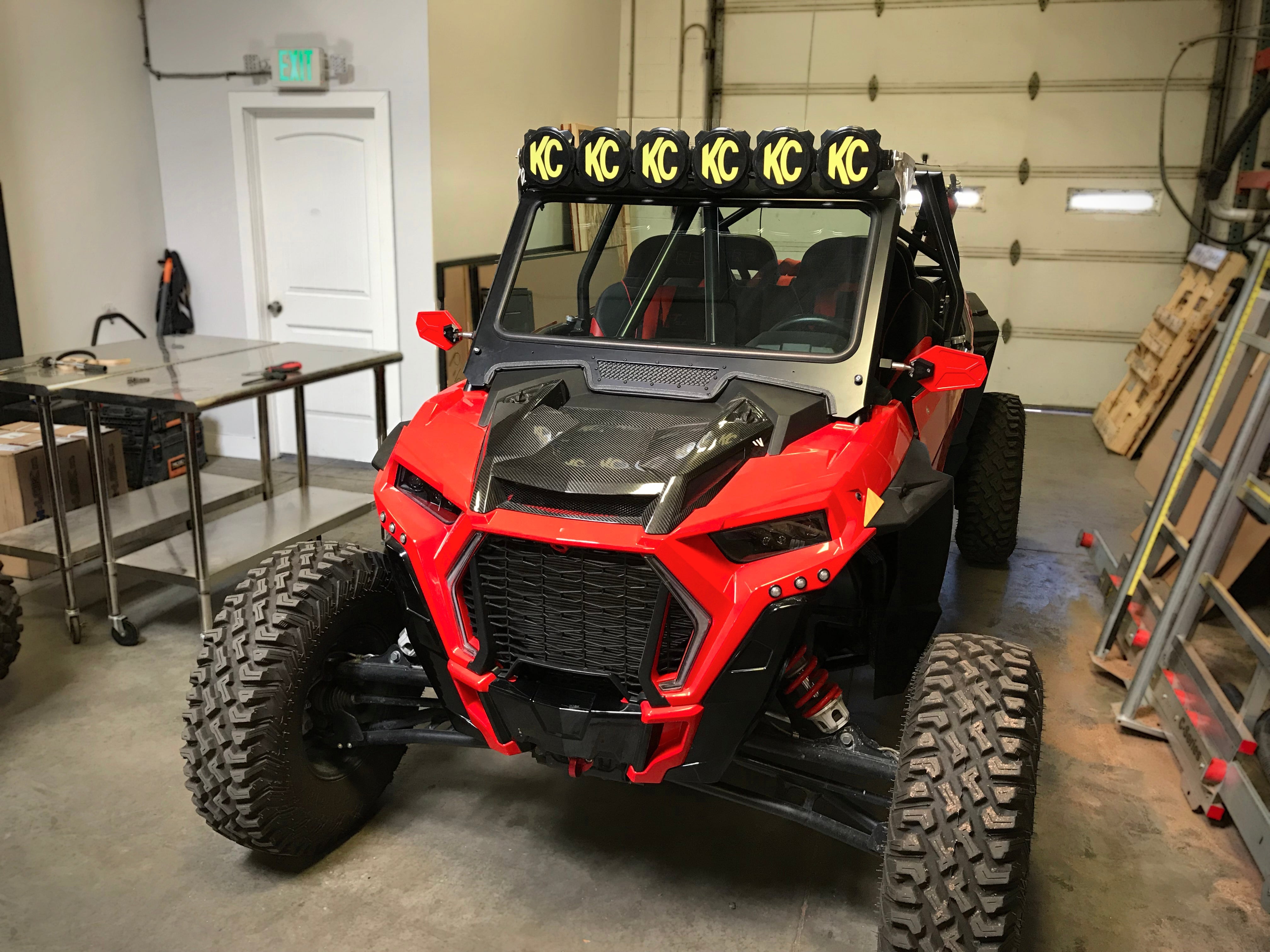 Photo of Glass Windshield for CAGEWRX Baja Spec Cage 2019+ RZR TURBO S, XP 1000 by Moto Armor - Premium for UTVs / Side by Sides