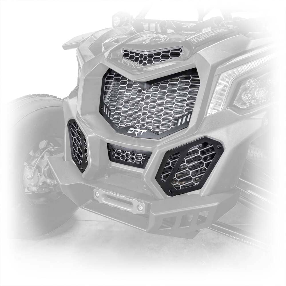 DRT Motorsports  2017+ Can-am Maverick X3 Front V2 Grill 5-Piece Kit