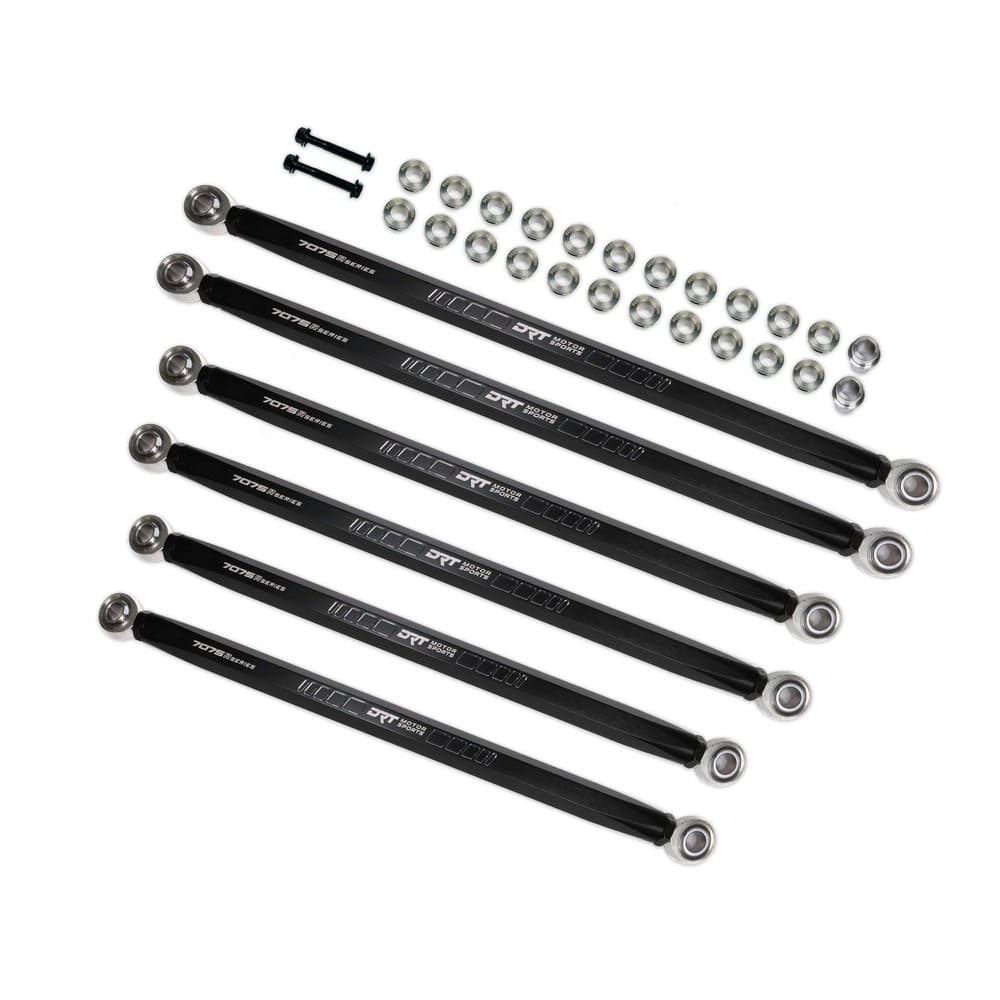DRT '24+ Can Am Maverick R Billet Aluminum Race Series 7075 XD Hex Bar Radius Rod Set