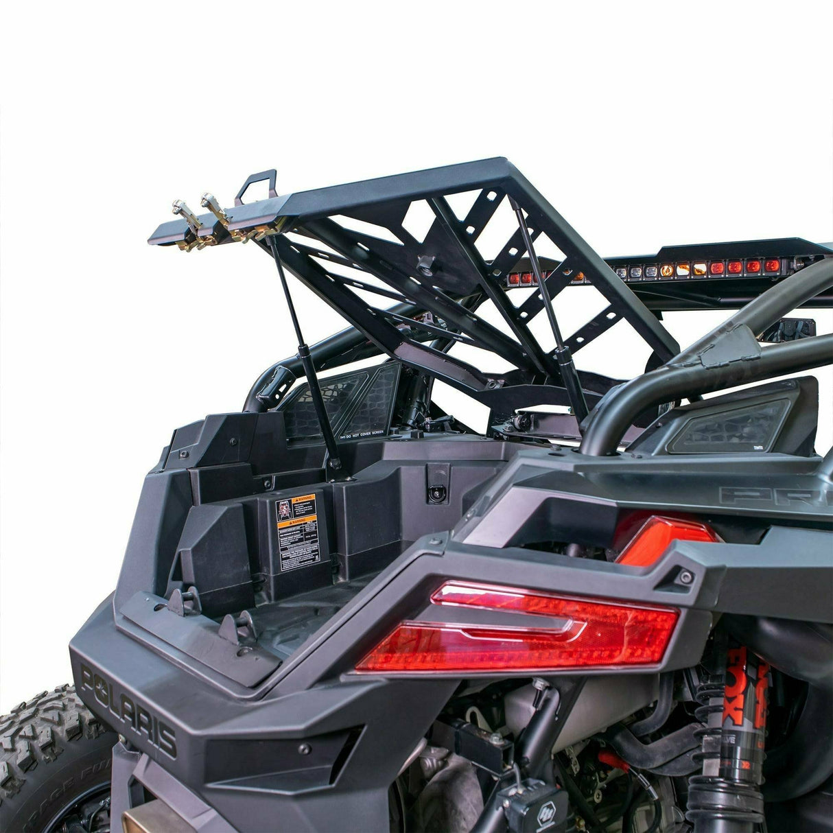 Polaris RZR Pro / Turbo R Tire Carrier Adventure Rack