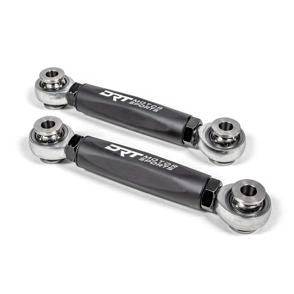 DRT Polaris RZR XP Billet Aluminum Rear Hex Bar Adjustable Sway Bar Link Kit - M10