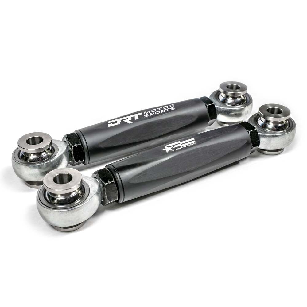 DRT Polaris RZR XP Billet Aluminum Rear Hex Bar Adjustable Sway Bar Link Kit - M10