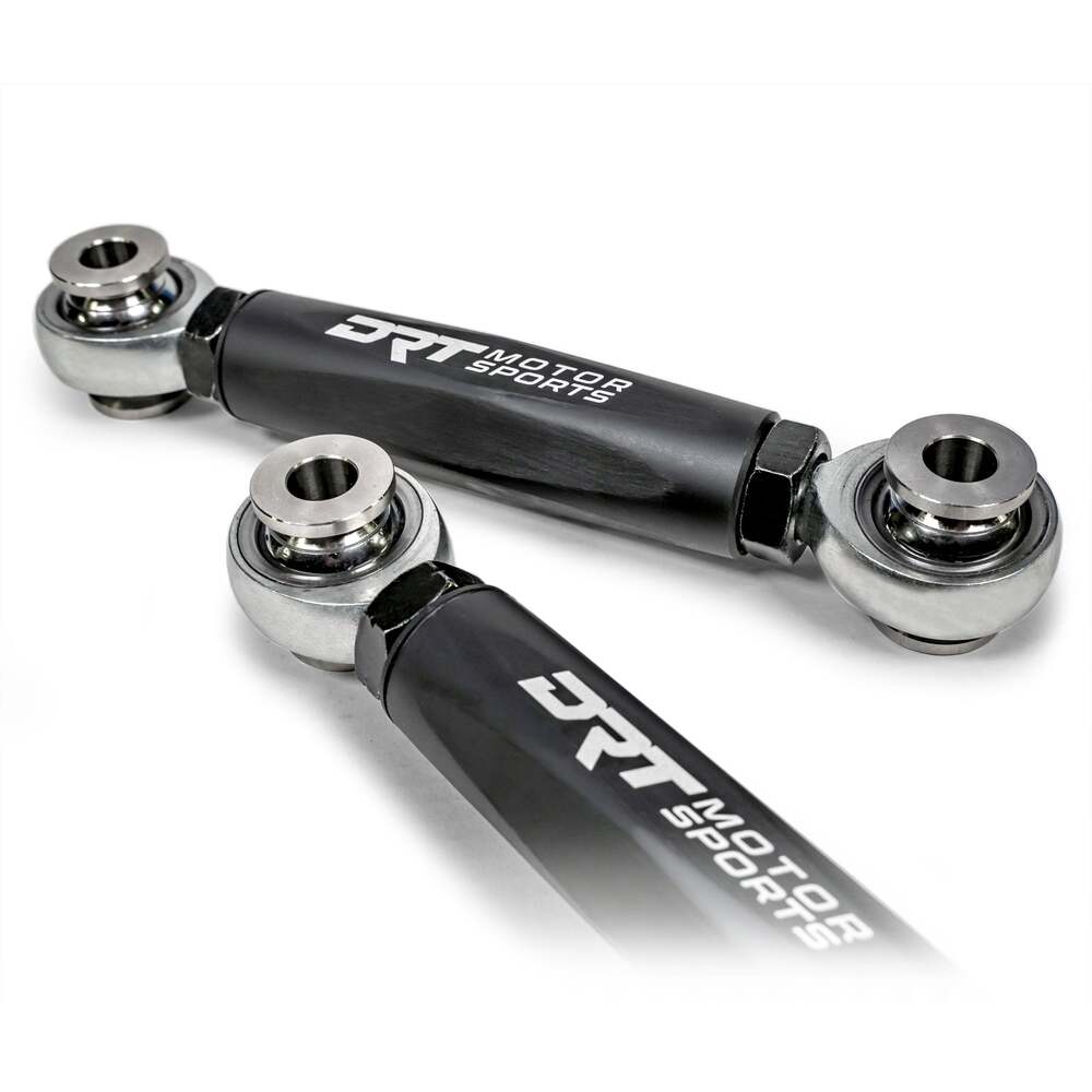 DRT Polaris RZR XP Billet Aluminum Rear Hex Bar Adjustable Sway Bar Link Kit - M10