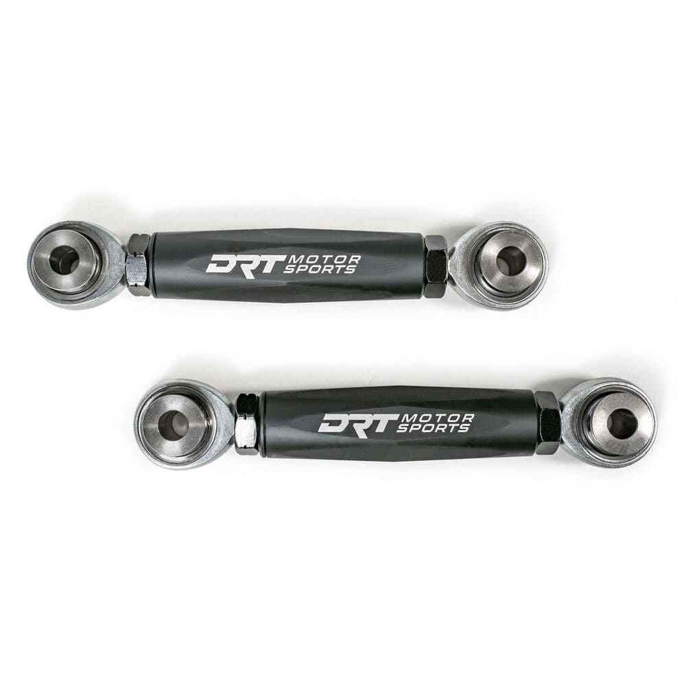 DRT Polaris RZR XP Billet Aluminum Rear Hex Bar Adjustable Sway Bar Link Kit - M12
