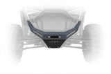 Front view of DRT winch bumper installed on Polaris RZR Pro XP
