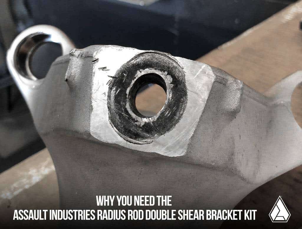 Photo of Assault Industries Radius Rod Double Shear Bracket Kit (Fits: Can Am Maverick X3 17-21) by Assault Industries - Premium Radius Rods & Plates for UTVs / Side by Sides