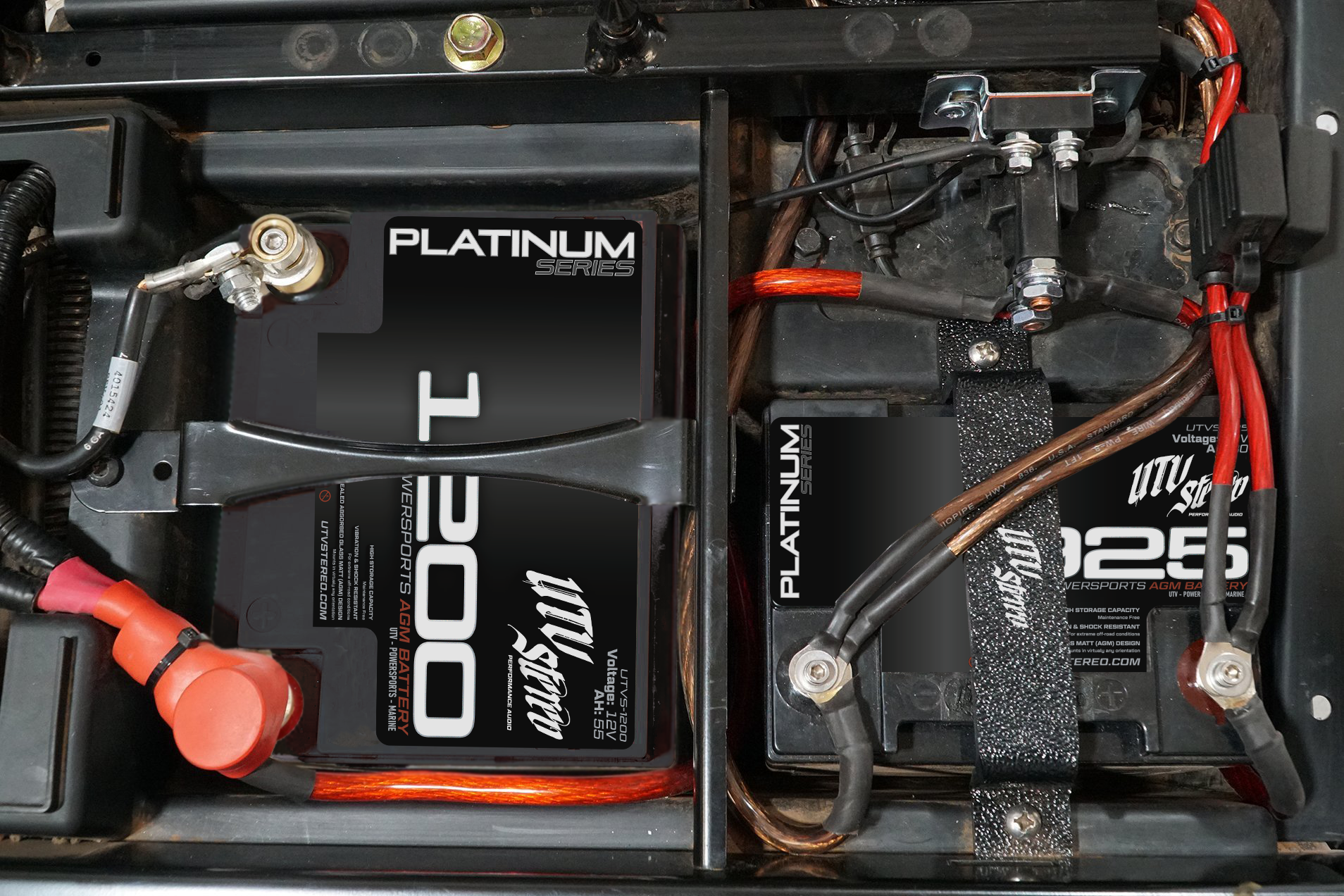 Photo of Polaris RZR 2nd Battery Kit | UTVS-RZR-2BATT-KIT by UTV Stereo - Premium Polaris RZR Battery Kit for UTVs / Side by Sides
