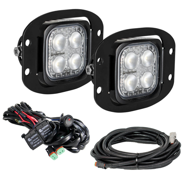 Photo of Dura Mini LED Light 60º Beam Flush Mount V2 Reverse Kit by Vision X Off-Road - Premium LED Work Light for UTVs / Side by Sides