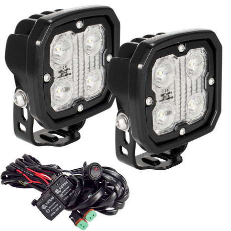 Photo of Duralux 4 LED Work Light 10º Beam Kit by Vision X Off-Road - Premium Light Pods for UTVs / Side by Sides