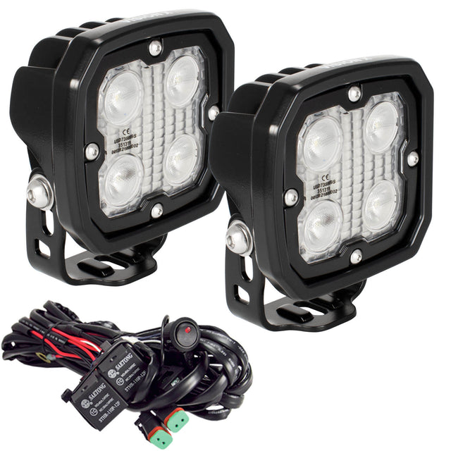 Photo of Duralux 4 LED Work Light 40º Beam Kit by Vision X Off-Road - Premium LED Work Light for UTVs / Side by Sides