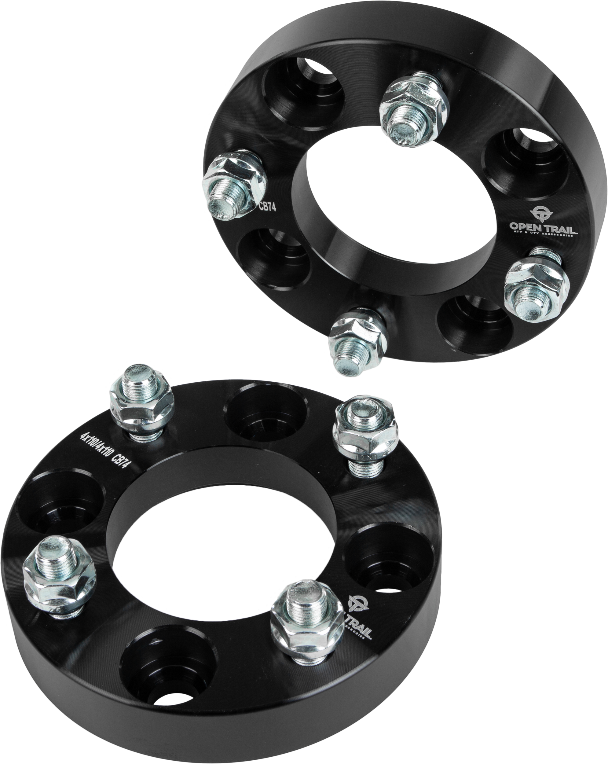 Photo of WHEEL SPACER 1" 4/110 STUD: 12MM X 1.25MM by OPEN TRAIL - Premium Wheel Components for UTVs / Side by Sides