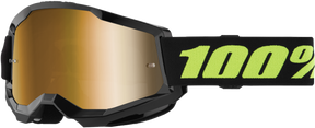 100% Strata 2 Goggles - Solar Eclipse Mirror True Gold