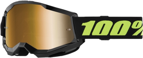 100% Strata 2 Goggles - Solar Eclipse Mirror True Gold