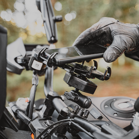 Photo of QUICK-GRIP XL PHONE HOLDER WITH VIBE-SAFE ADAPTER & BALL by RAM - Premium Accessories for UTVs / Side by Sides