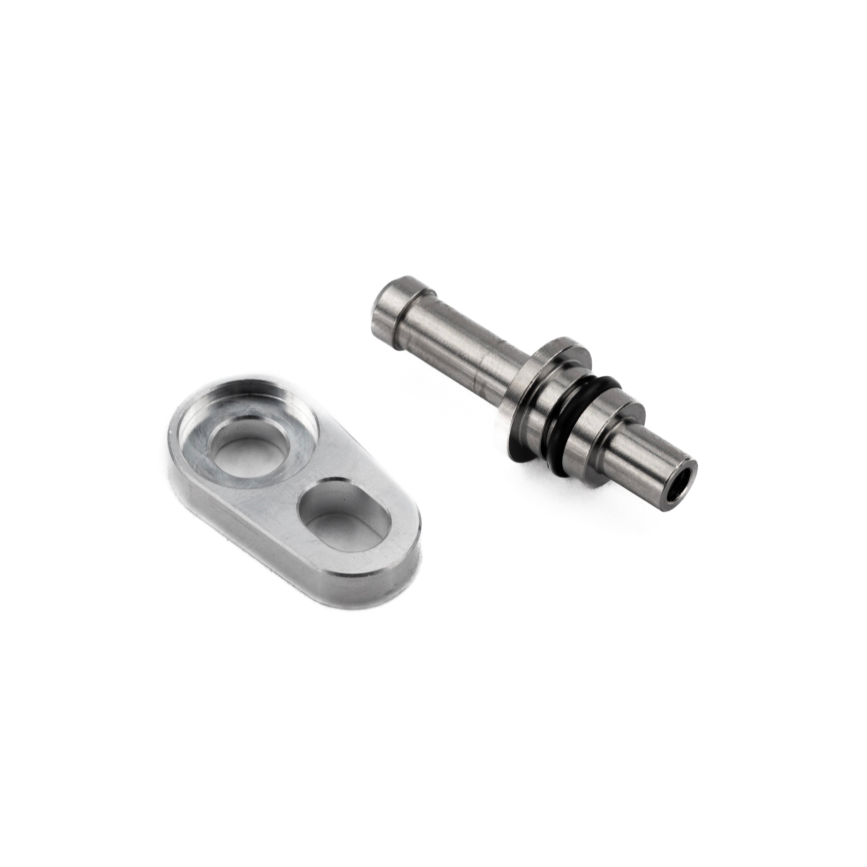 Photo of RPM SXS RPM X3 Manifold Billet & Stainless Air Box Nipple / Port for Boost Reference by RPM SXS - Premium for UTVs / Side by Sides