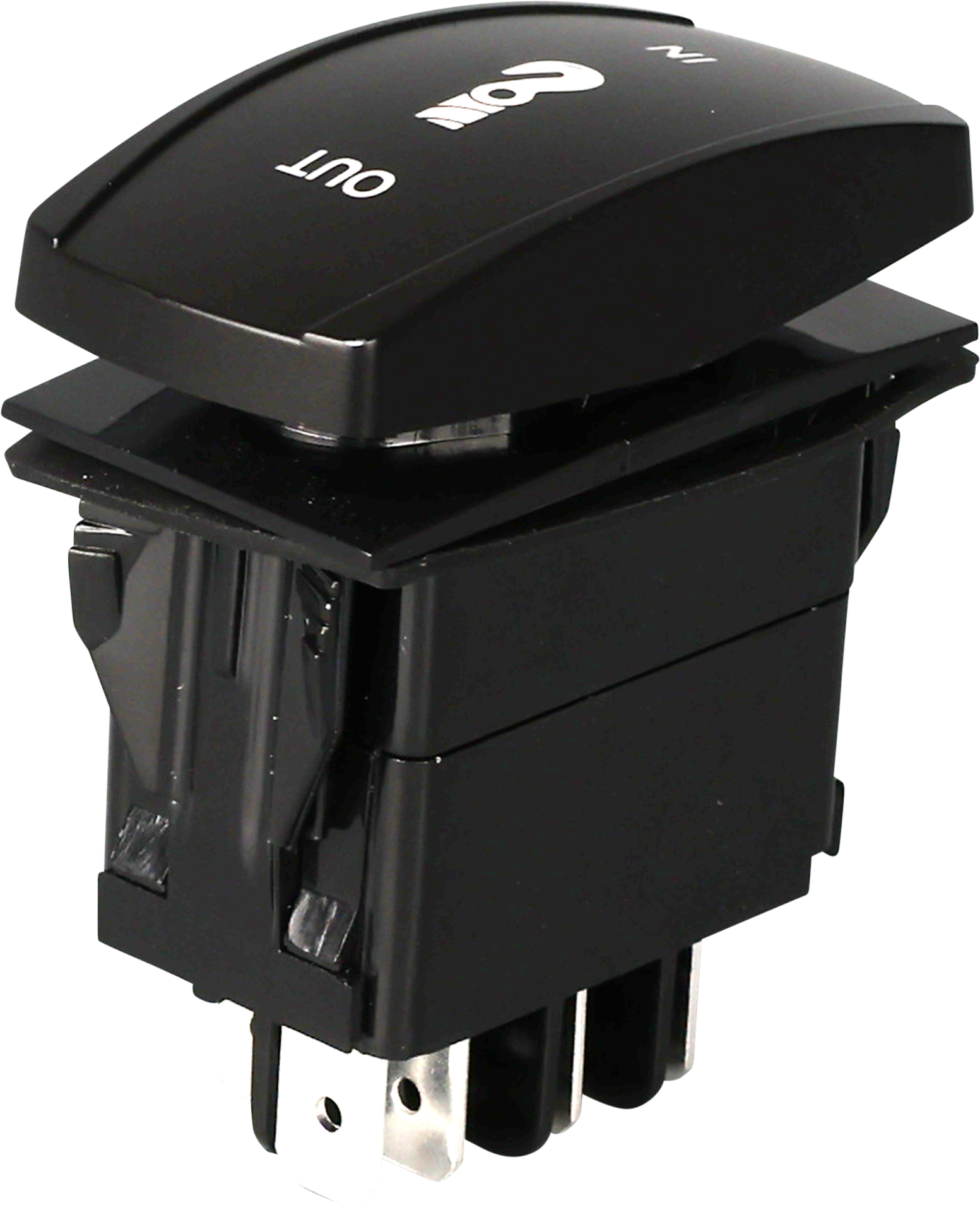Photo of MOMENTARY LED WINCH SWITCH PRO BACKLIT by OPEN TRAIL - Premium Switches for UTVs / Side by Sides