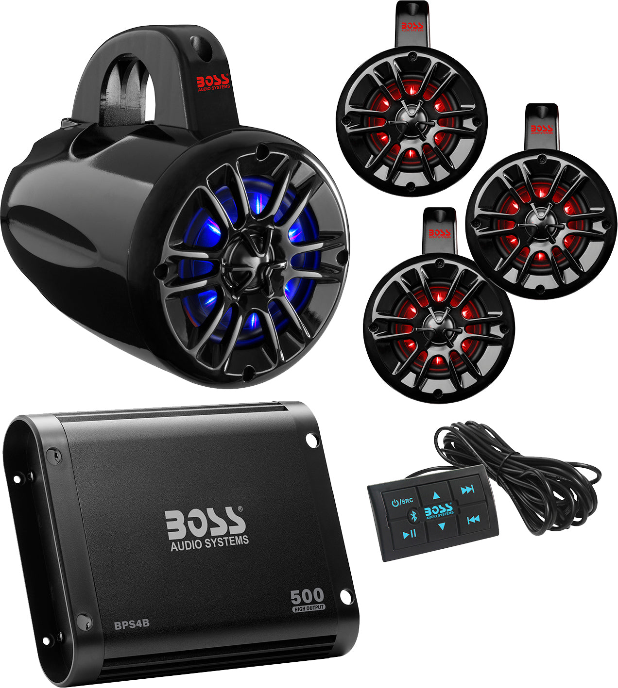 Photo of BOSS AUDIO UNIVERSAL 4 SPEAKER KIT FOR UTV by BOSS AUDIO - Premium Audio/Visual/Communication for UTVs / Side by Sides