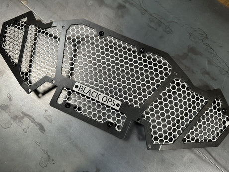 Black Ops Machine Polaris RZR Grill - Honeycomb Protection (Pro R, Turbo R, Pro XP)